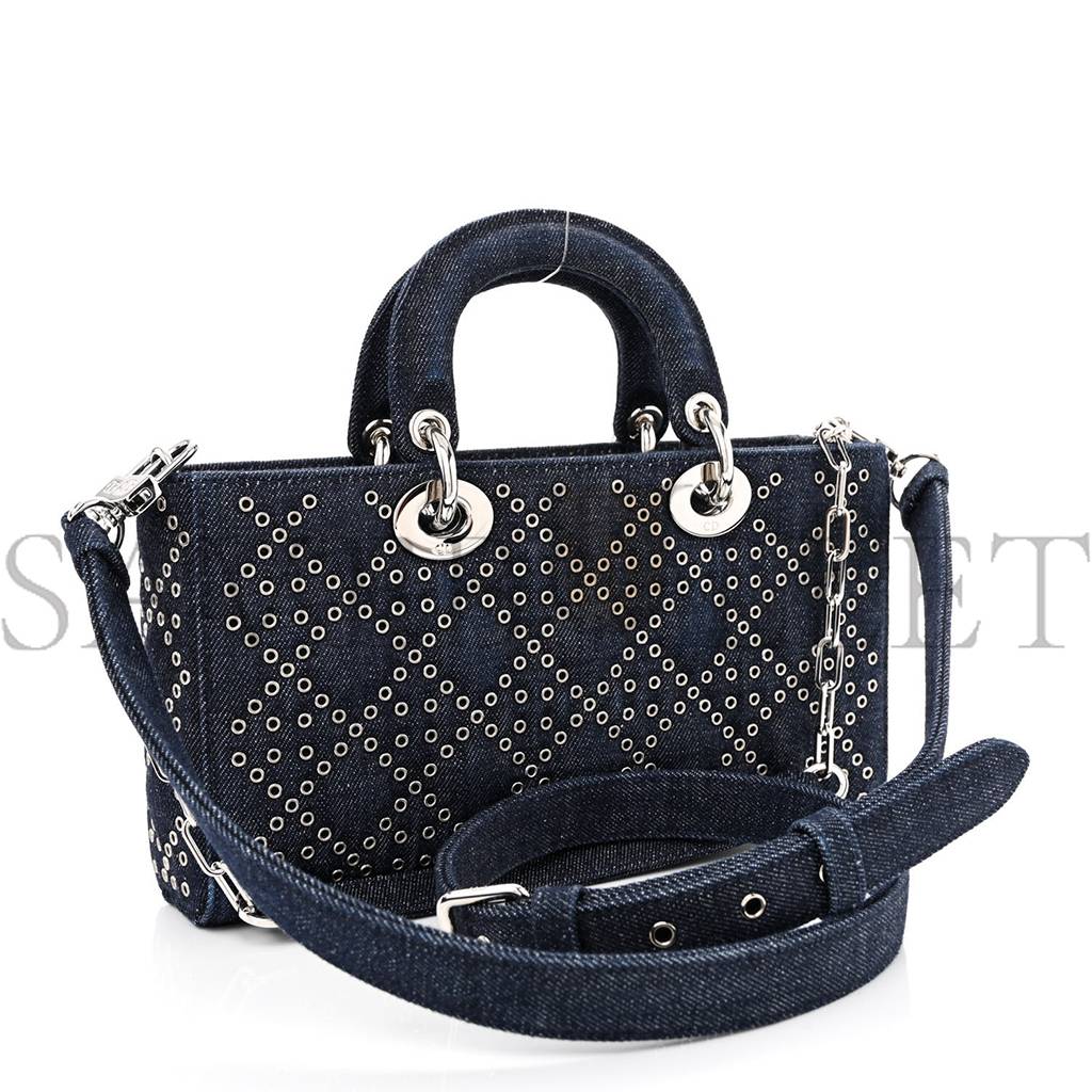 D*or denim eyelet lady d-joy blue (26*14*6.4cm)