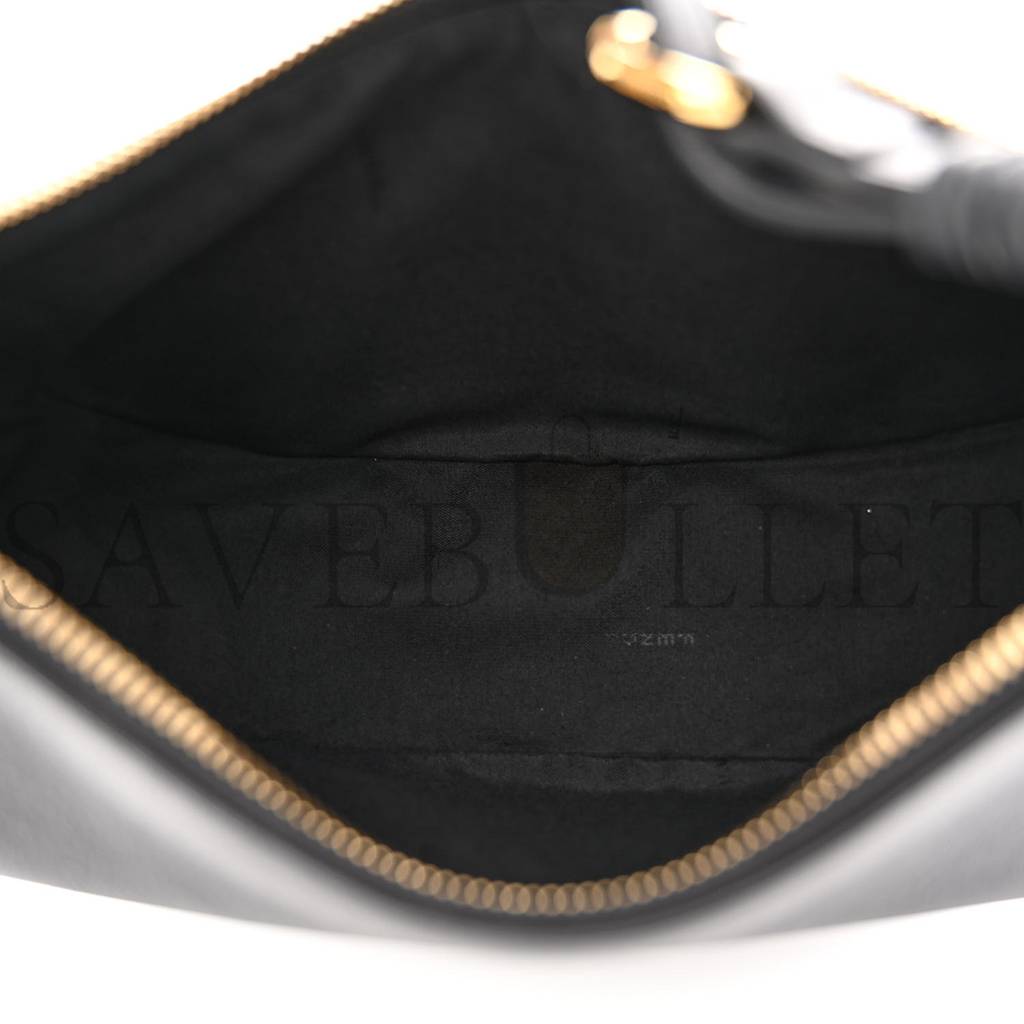 F**di vitello grace matte small F**digraphy hobo bag black (28*23*10cm)