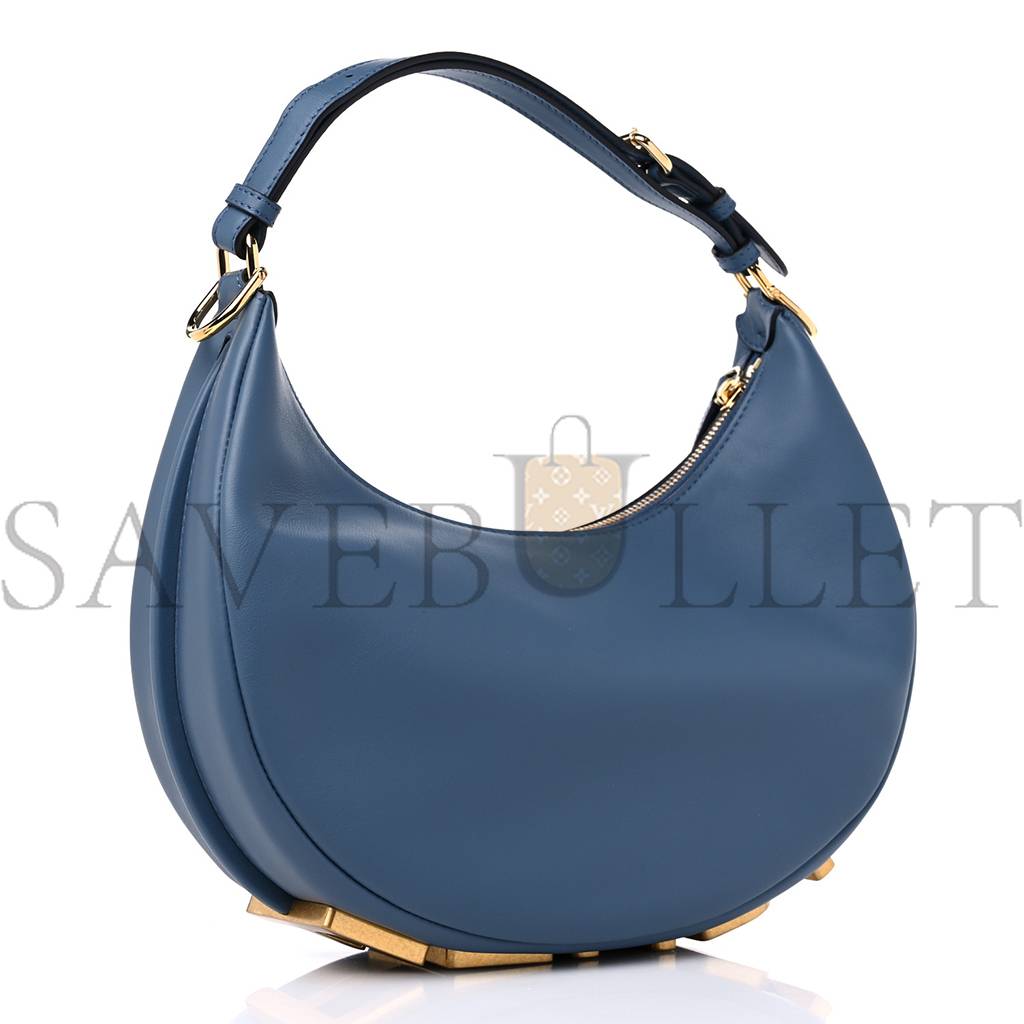 F**di vitello grace matte small F**digraphy hobo bag mirto (22*17*9cm)